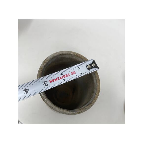 MARTZEN Art Pottery Flower Stoneware Minimalist Vase 5.5" Signed - Picture 9 of 9